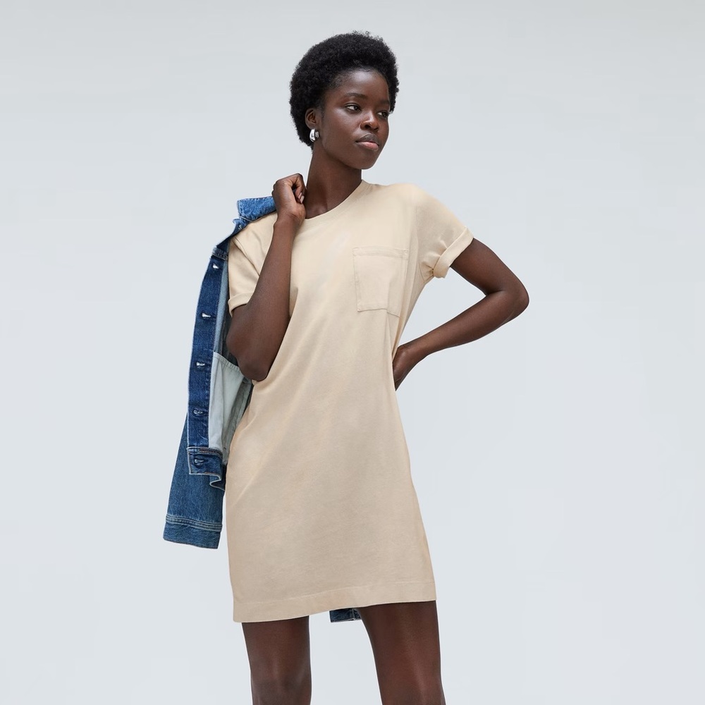 Everlane Cream Mini Dress